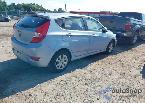 2012 Hyundai Accent Gs из США, поврежденный, VIN KMHCT5AE6CU041673